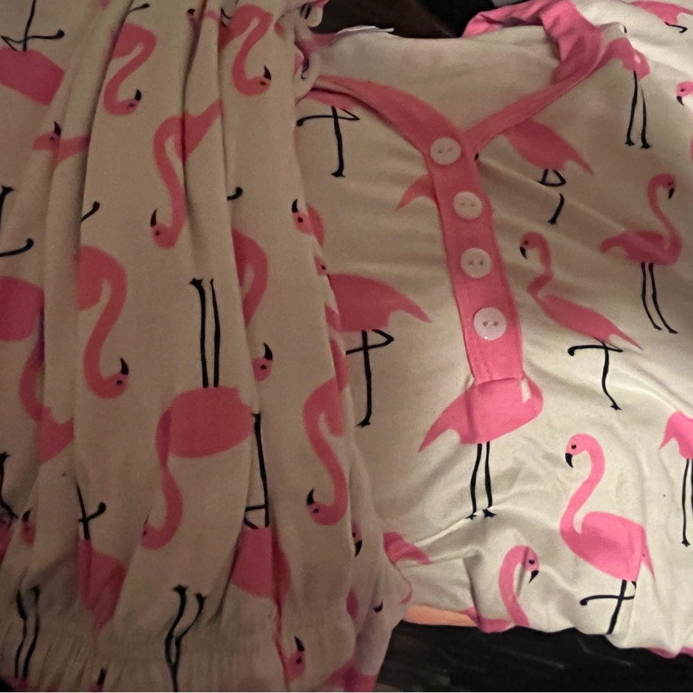 Pink Flamingo Shirley & Stone Pajama Set